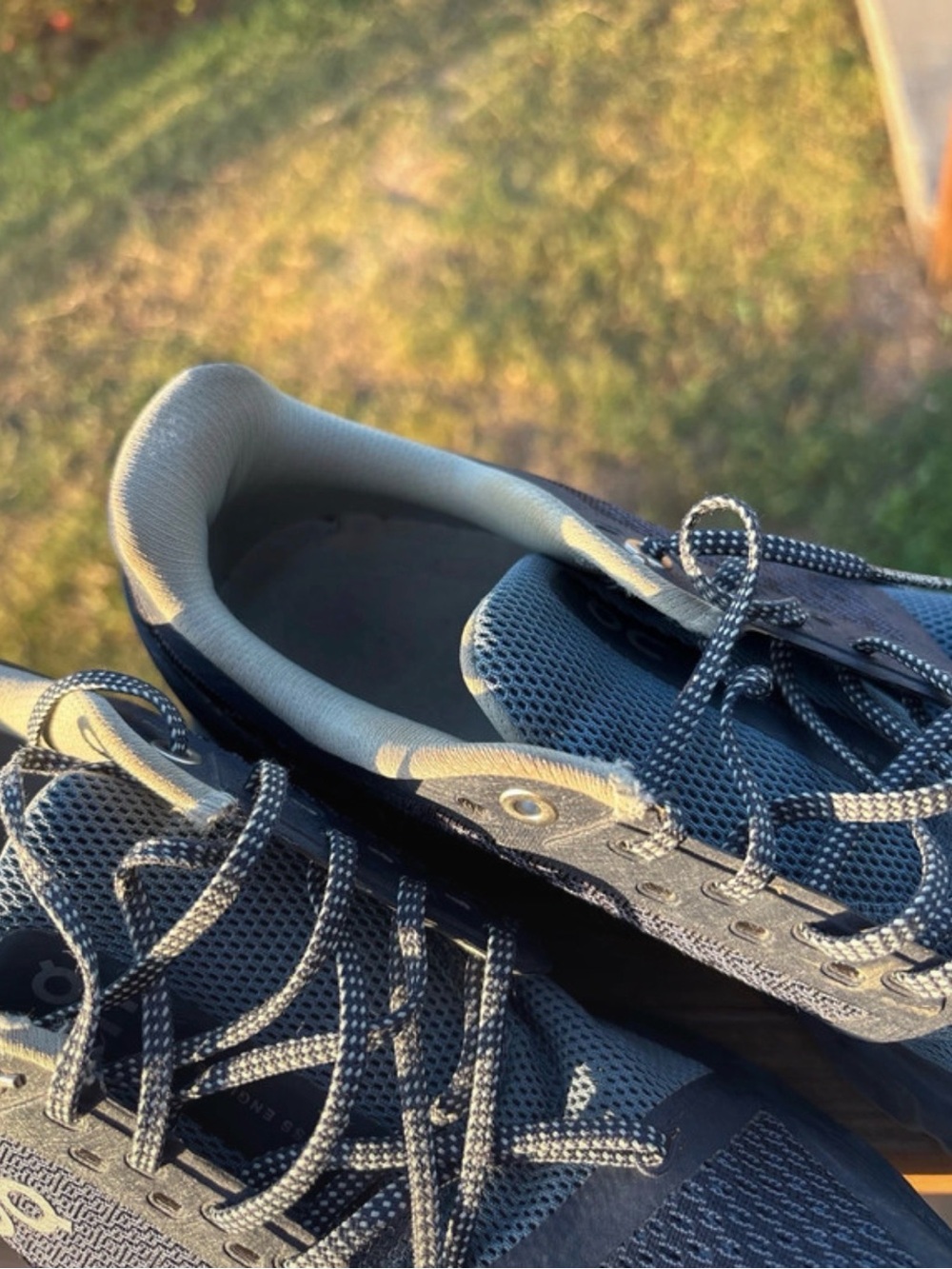 On Women's Cloudventure Trail Running Shoes - Navy/Gray - Picture 6 of 7